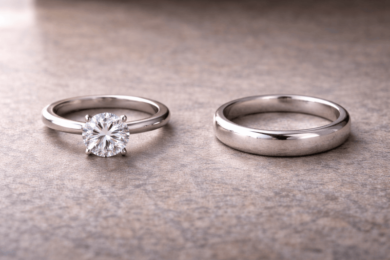 Engagement Ring vs Wedding Ring