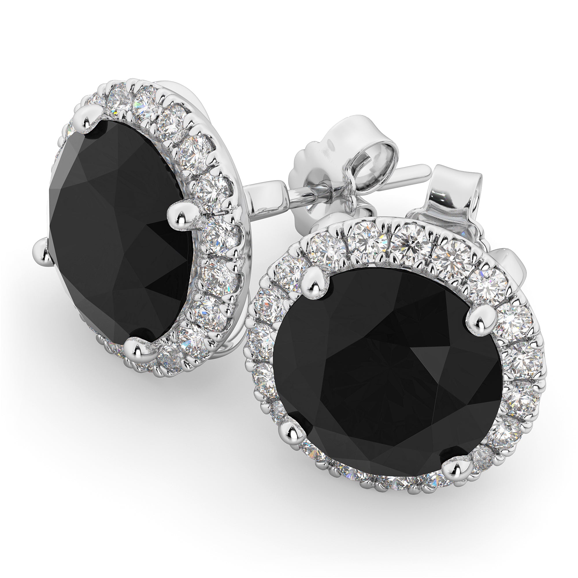 Earrings-Dark & Dramatic Stones