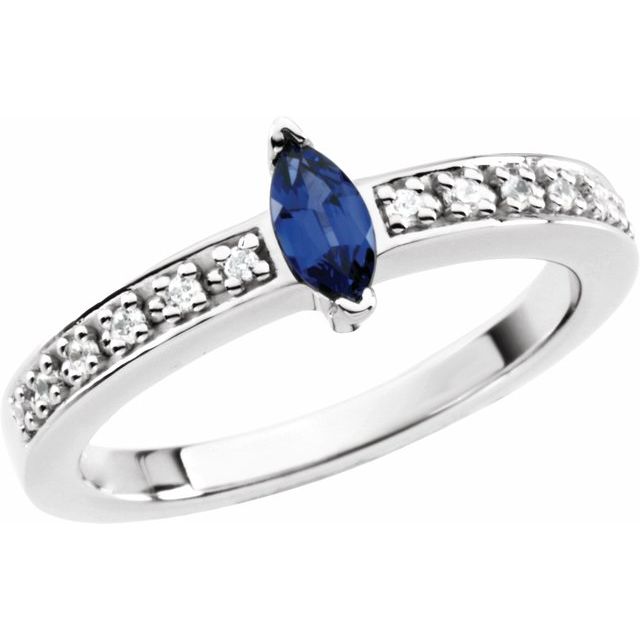 Ember Line Marquise Garnet Ring