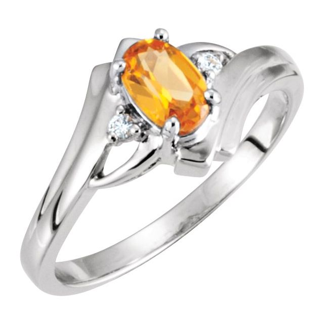 Oval Sapphire Crossover Bypass Ring