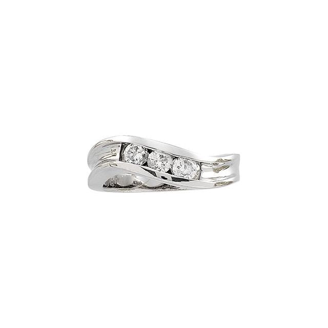 Horizon Round Aquamarine Ring