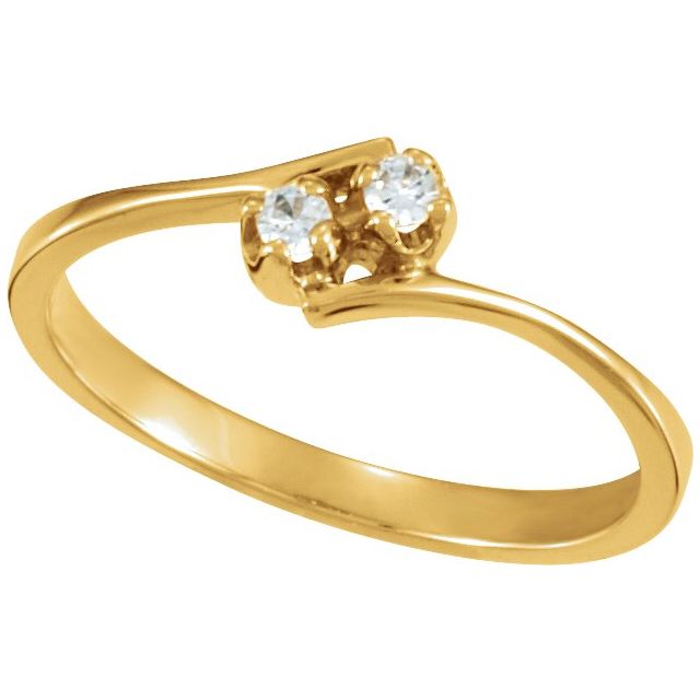 Confidante Two-Stone Round Morganite Ring