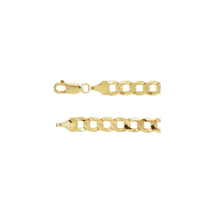 5.8mm Curb Chain Necklace in 14K Yellow Gold