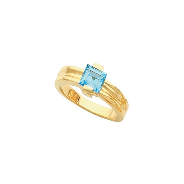 Sluice Princess Aquamarine Ring