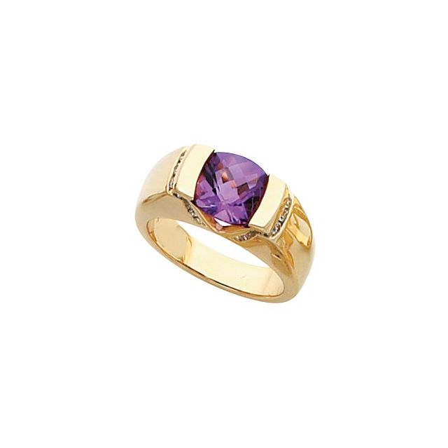 Estuary Channel Cushion Blue Topaz Ring