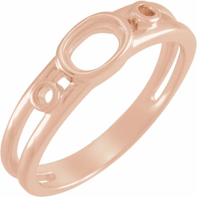 Moonwake Bezel-Set Oval Moonstone Ring