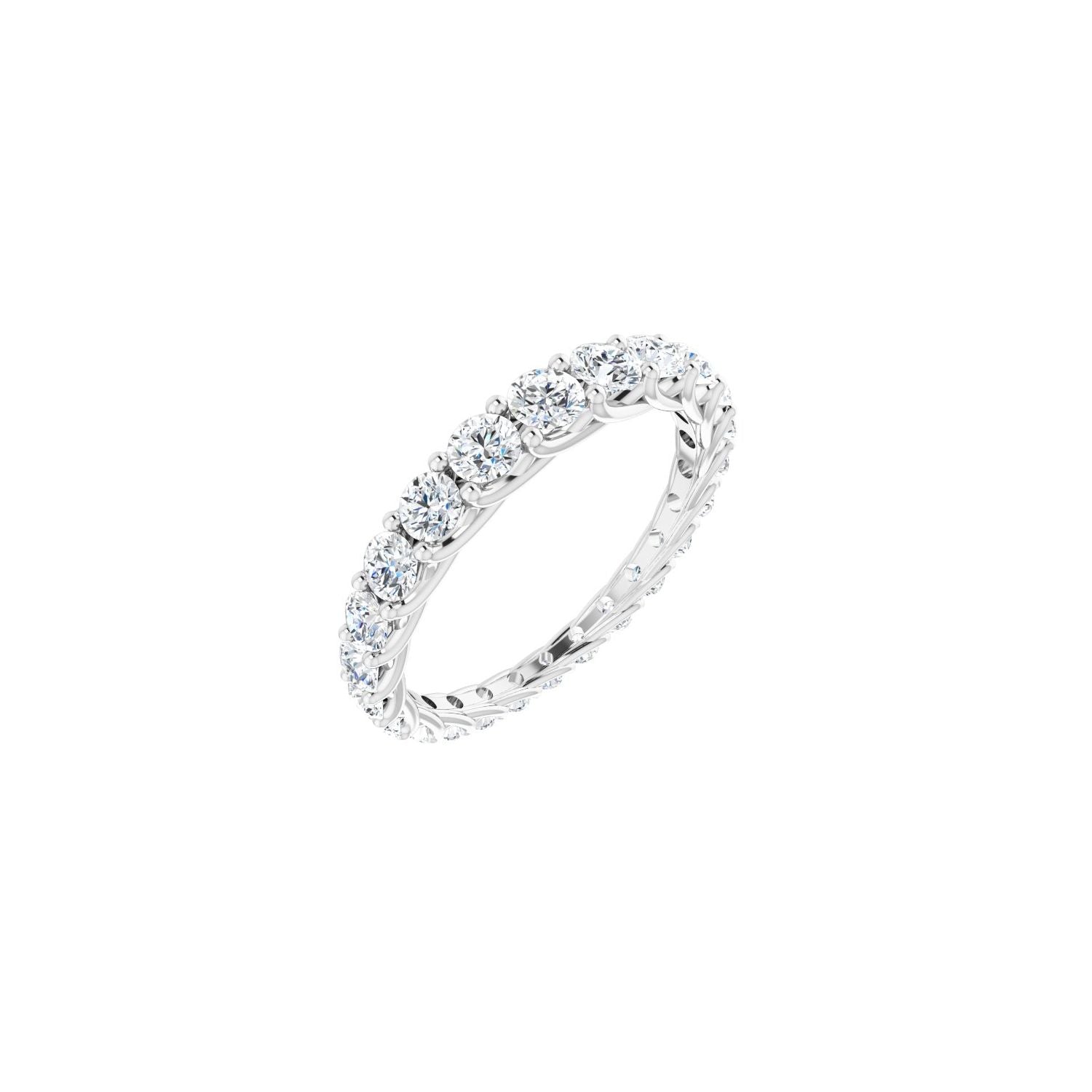Graduated Round Diamond Eternity Band