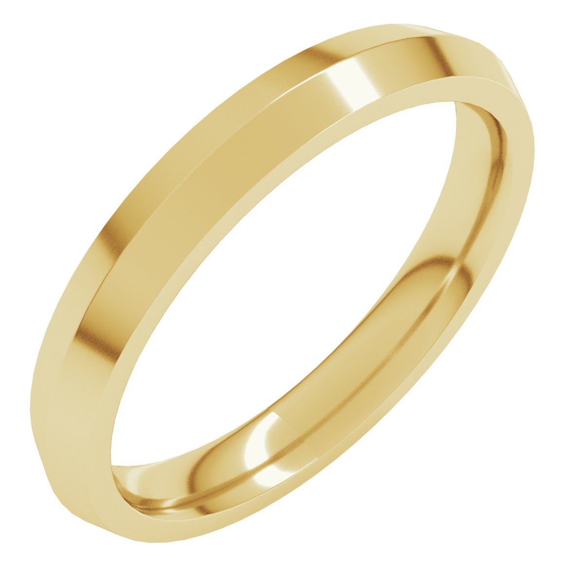 3mm comfort-fit wedding band in 10K Yellow Gold