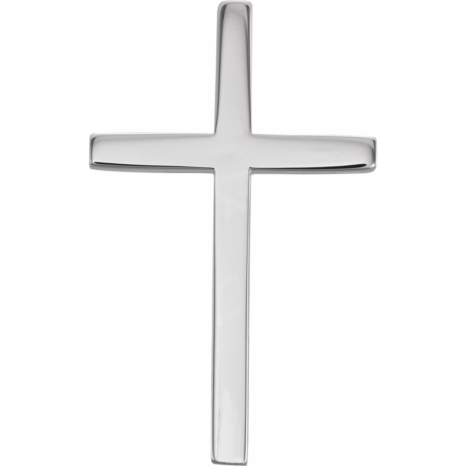 gold cross pendant in Platinum