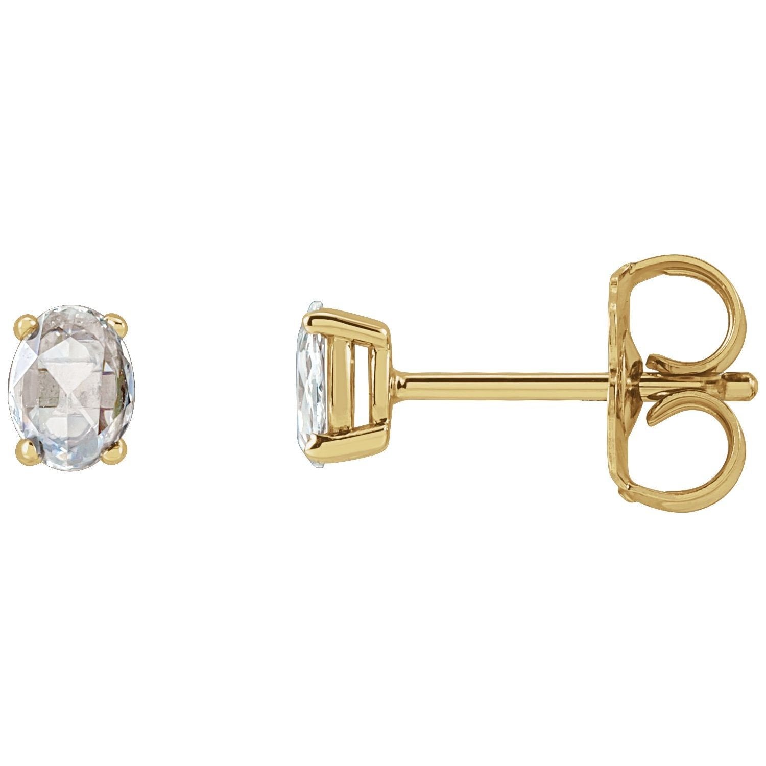 natural diamond other earrings in 14k Yellow Gold