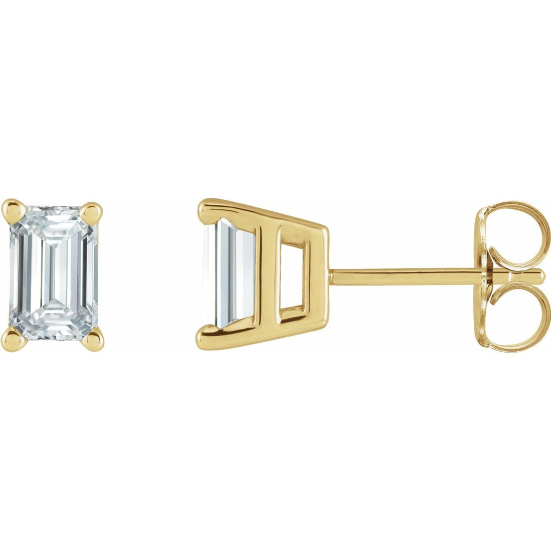 natural diamond other earrings in 14k Yellow Gold