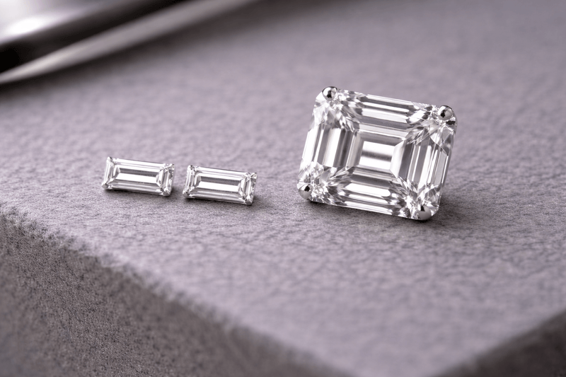 Baguette vs Emerald Cut