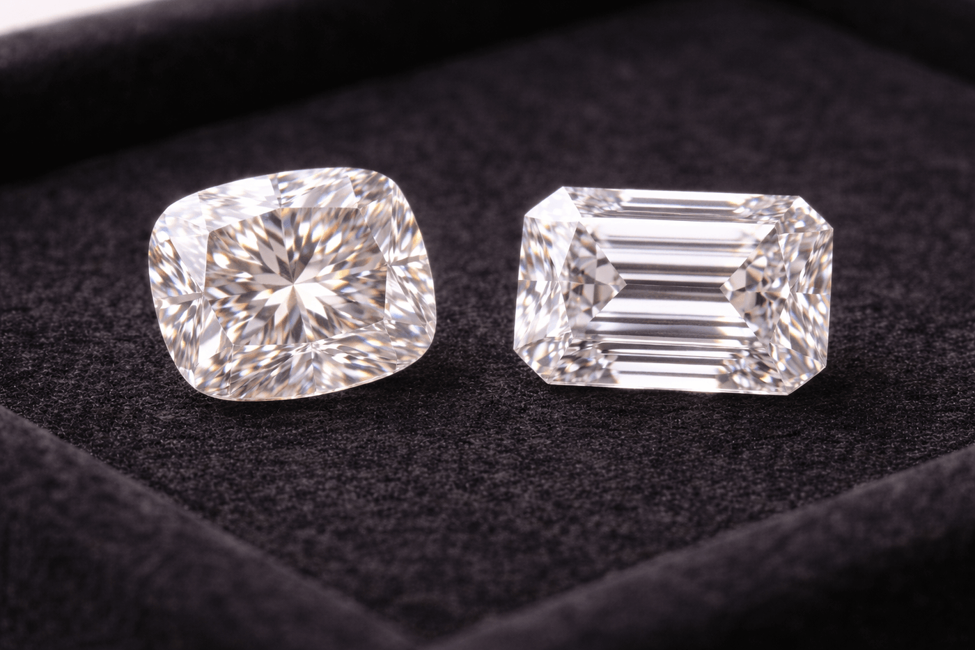 Cushion Cut vs Emerald Cut