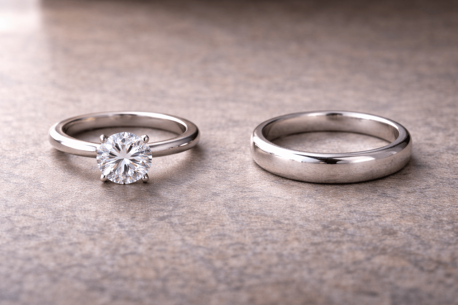Engagement Ring vs Wedding Ring