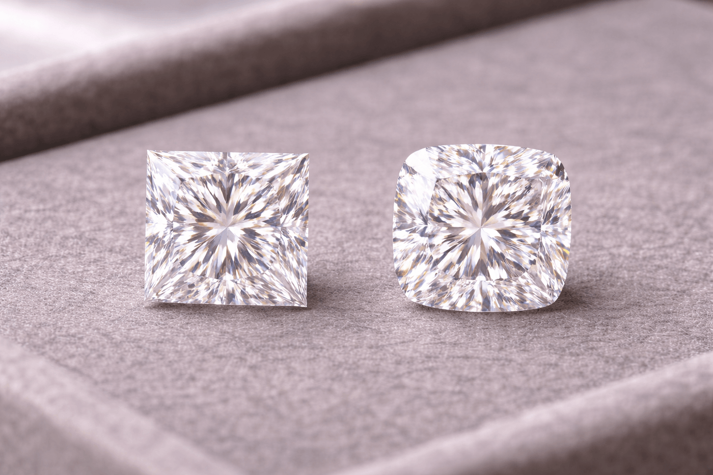 Princess Cut vs Cushion Cut