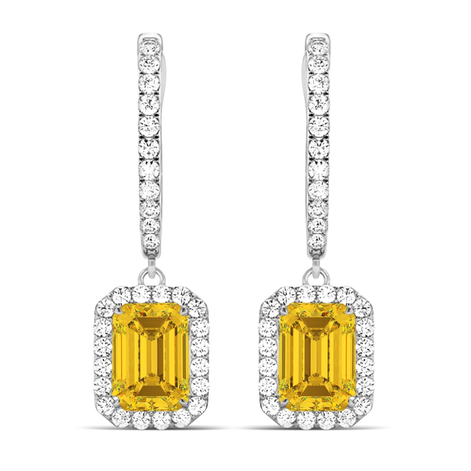 Yellow Sapphire Earrings
