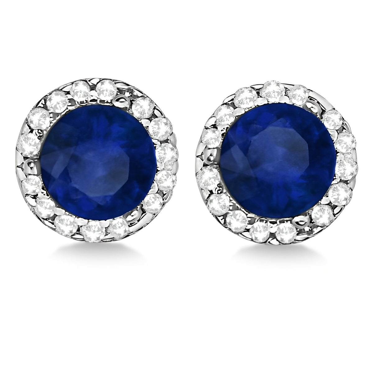 Blue Sapphire Earrings