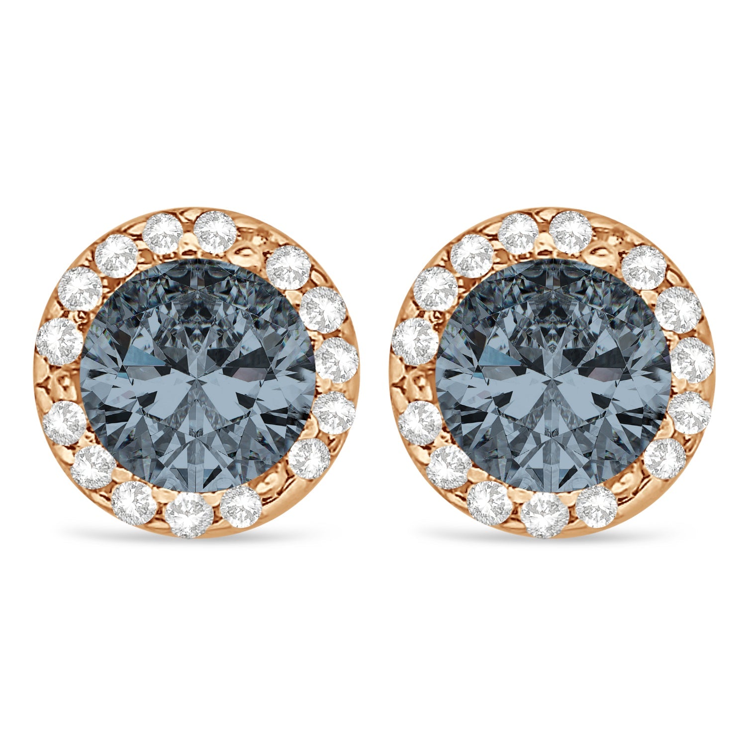 Gray Spinel Earrings