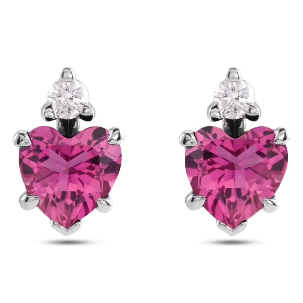 Pink Tourmaline Earrings