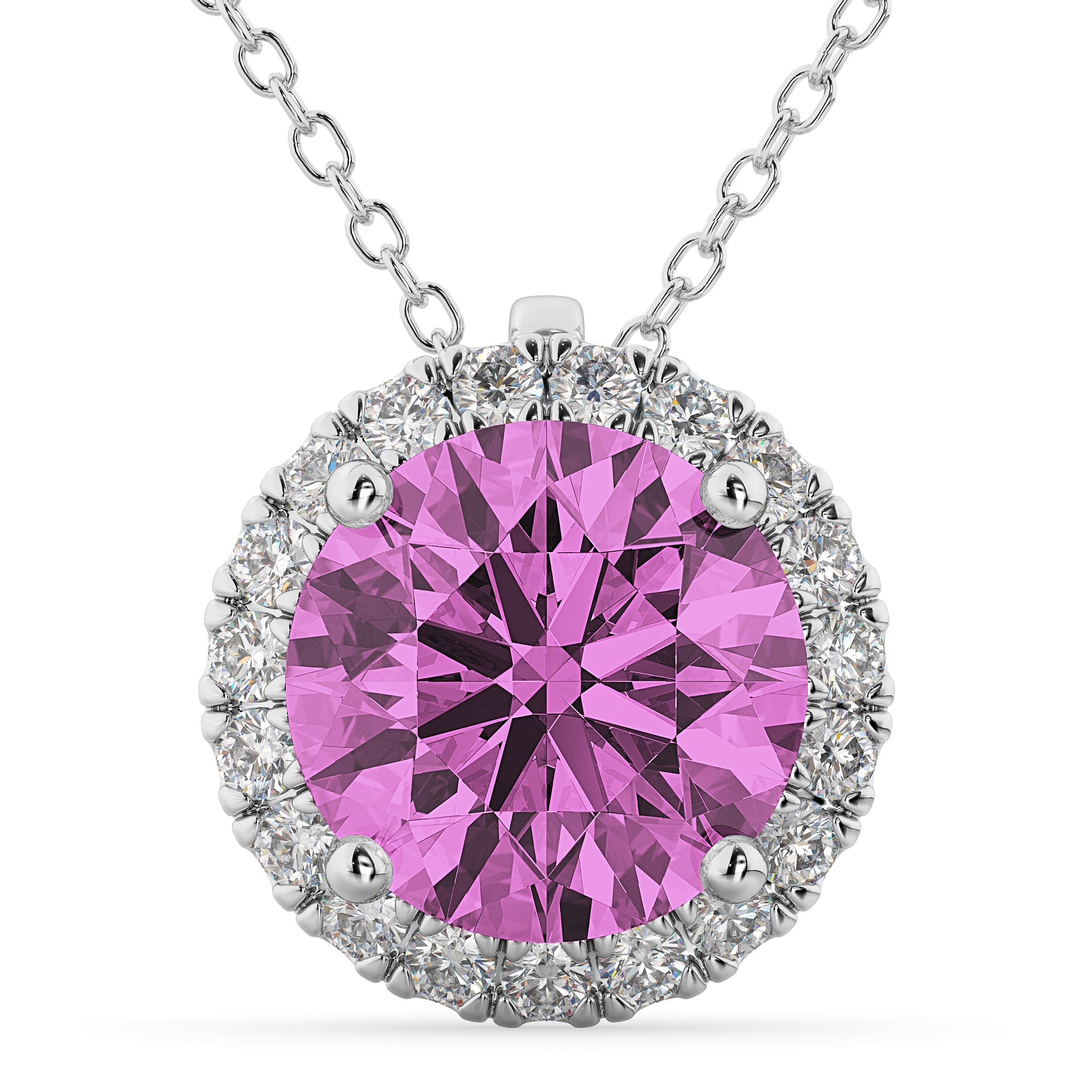Pink Sapphire Necklaces