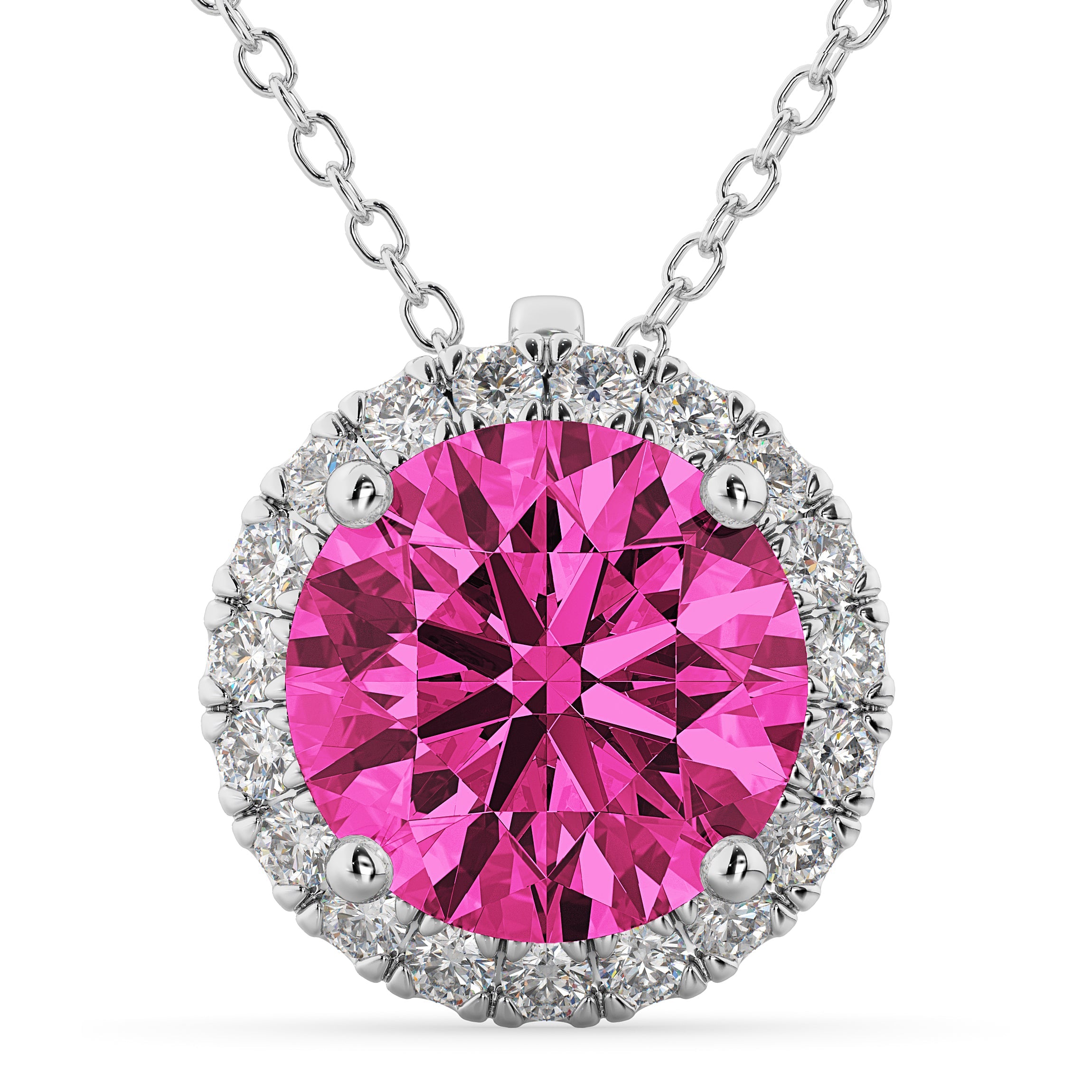 Pink Tourmaline Necklaces