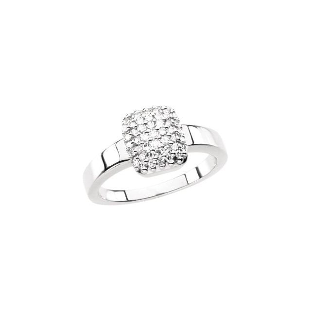 Shoal Round Aquamarine Ring