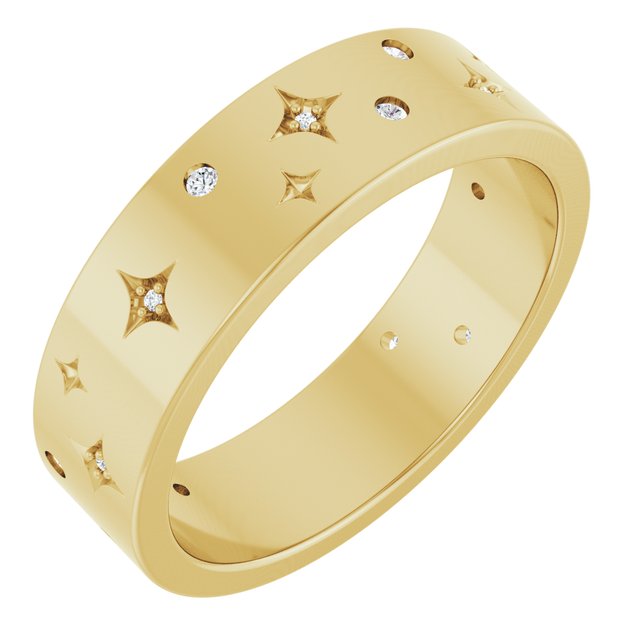 Men's Celestial Diamond Band