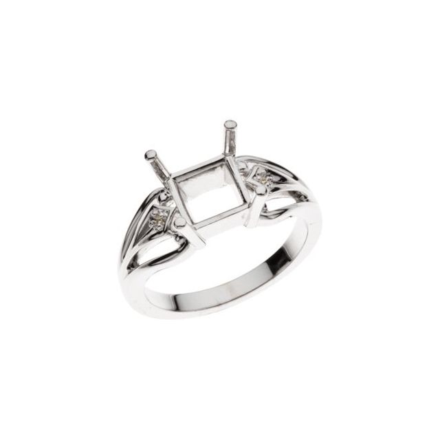 Frost Point Princess Aquamarine Ring