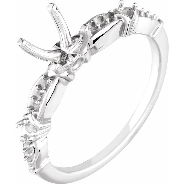 0.7 ct Round Lab-Grown Diamond Vintage-Inspired Engagement Ring