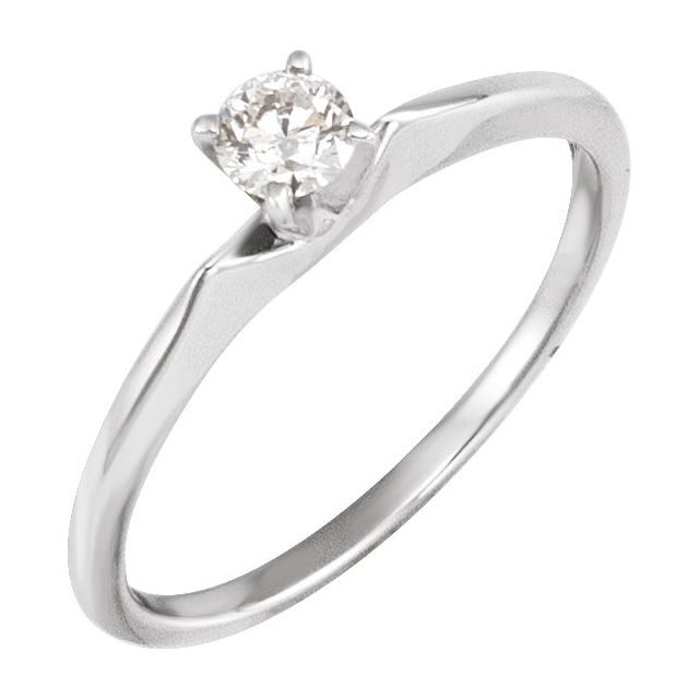 1.5 ct Pear Lab-Grown Diamond Cathedral Solitaire Engagement Ring