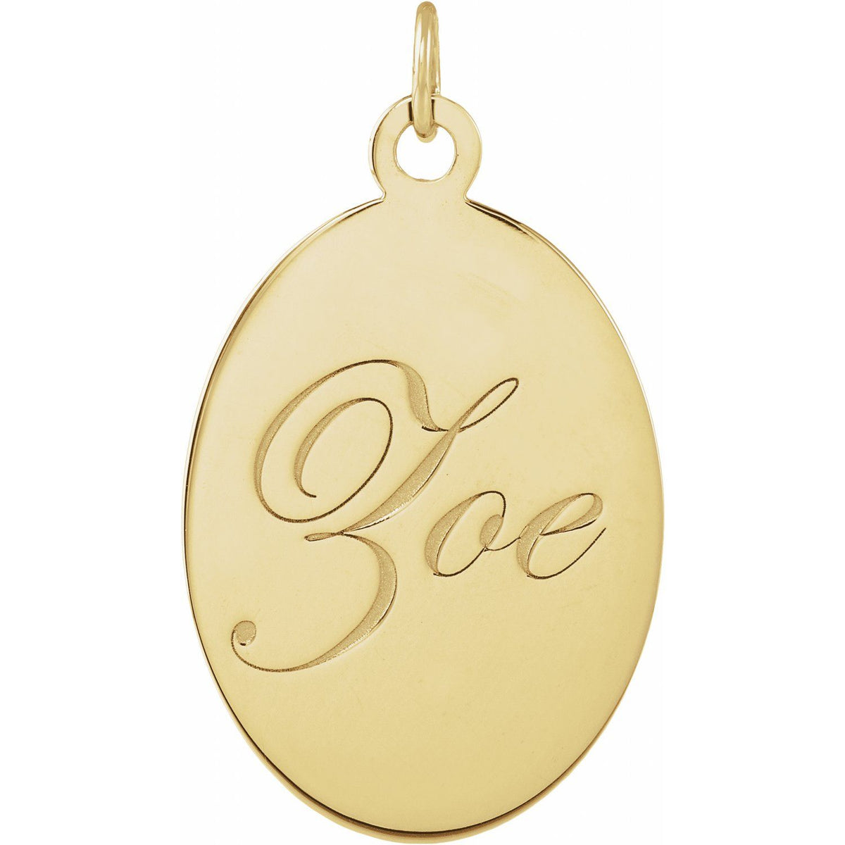 Engraving example — your initials or name