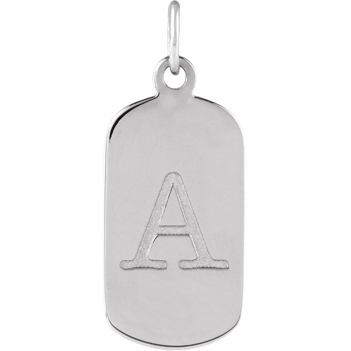 Engraving example — your initial, front and back