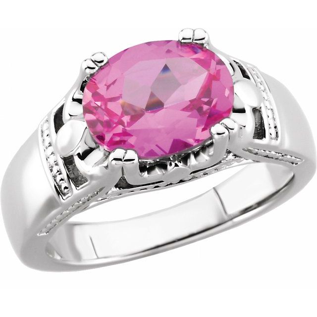 Firelight Oval Garnet Ring