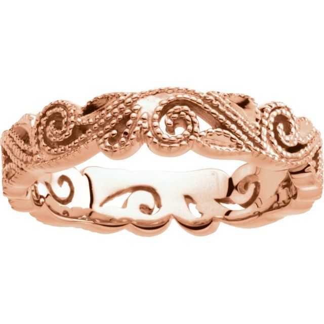 Sculpted Men's Wedding Band, 4.5 mm width