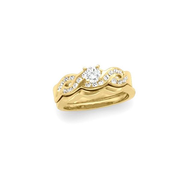1.0 ct Cushion Lab-Grown Diamond Twisted Vine Engagement Ring