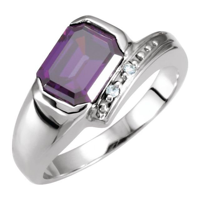 Colonnade Channel-Set Emerald-Cut Morganite Ring
