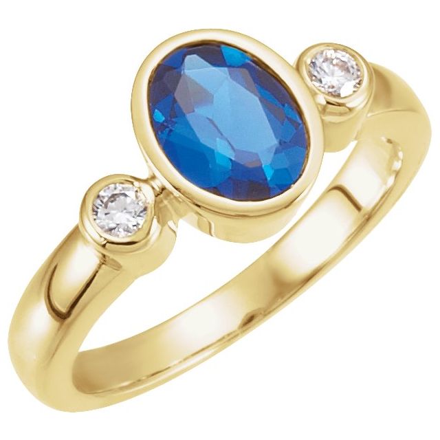 Aurora Bezel Oval Morganite Ring