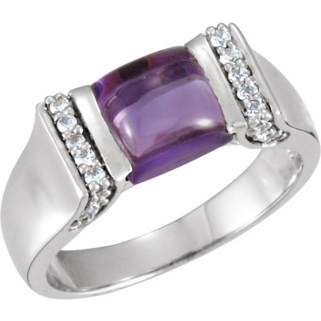 Princess Opal Accented Ring