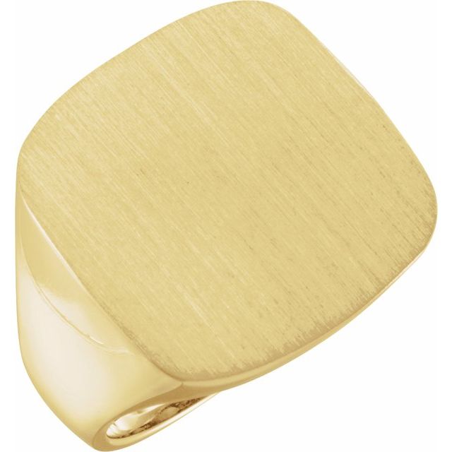 Men's Square Signet Ring