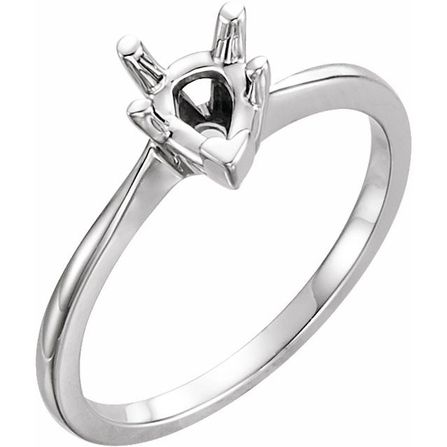 0.7 ct Pear Lab-Grown Diamond V-Prong Solitaire Engagement Ring