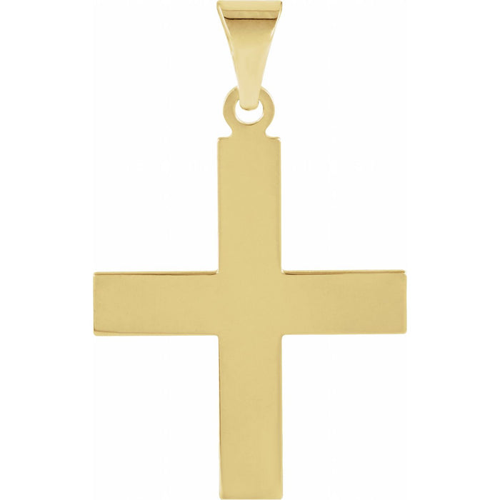 Greek Cross Pendant in 14K Yellow Gold