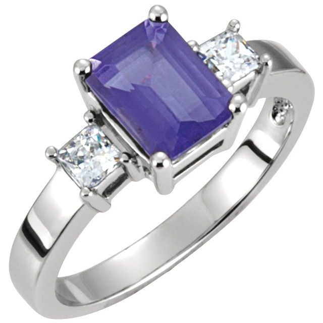Still Water Emerald-Cut Aquamarine Ring