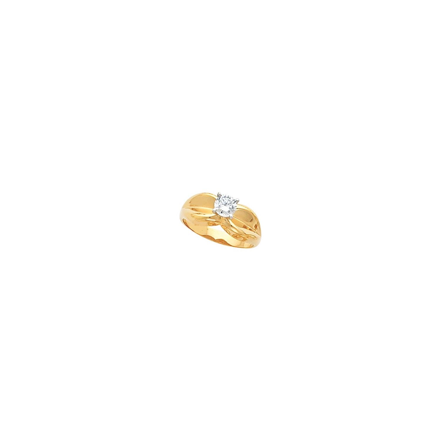 1.4 ct Cushion Lab-Grown Diamond Classic Solitaire Engagement Ring