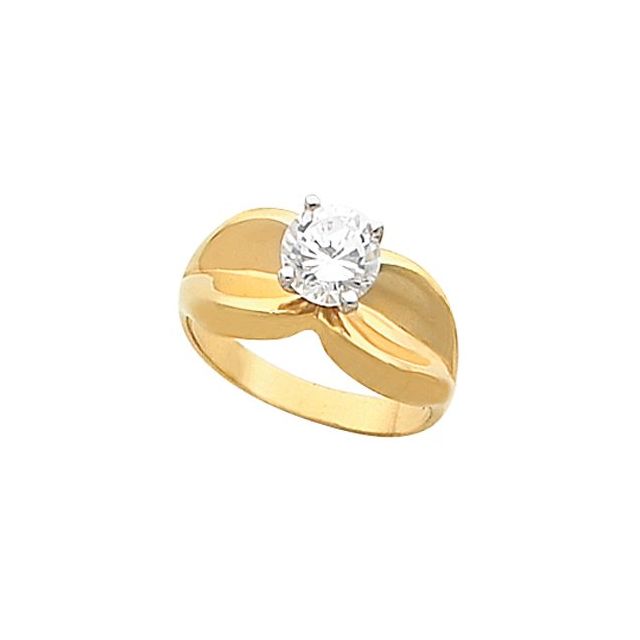 2.1 ct Cushion Lab-Grown Diamond Grand Solitaire Engagement Ring