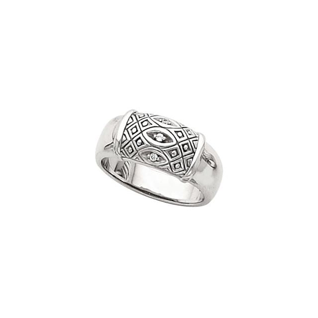 Petal Accented Round Morganite Ring