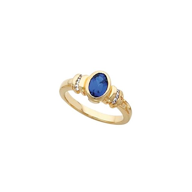 Harbor Bezel Oval Tanzanite Ring