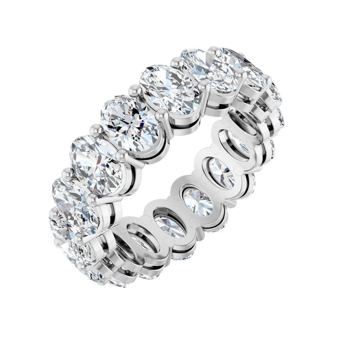 Grand East-West Oval Diamond Eternity Band