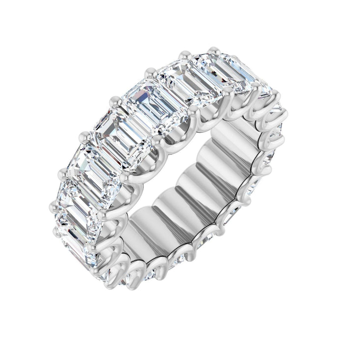 Statement East-West Emerald-Cut Diamond Eternity Band