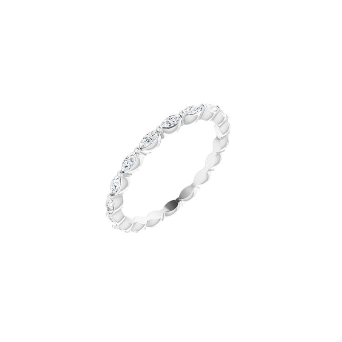 Petite East-West Marquise Diamond Eternity Band