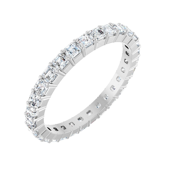 Asscher-Cut Diamond Eternity Band